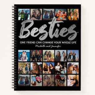 Die besten Freunde   Besties Foto Collage Notizbuch