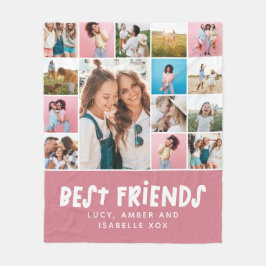 Die besten Freunde bunt 15 Foto modern minimalisti Fleecedecke