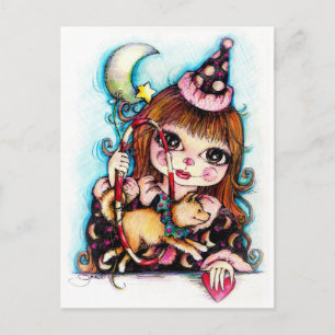 Die besten Freunde... Circus Spaß! Postkarte