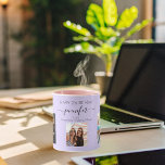 Die besten Freunde des Fotos ernennen Violett-Lave Tasse<br><div class="desc">Ein Geschenk von Freunden für den 21. Geburtstag einer Frau, die ihr Leben mit 3 Fotos von ihr, ihren Freunden, ihrer Familie, ihrem Interesse oder ihren Haustieren feiert. Personalisieren und fügen Sie ihren Namen, Alter 21 und Ihre Namen. Ein violetter, lavenderfarbener Hintergrund. Ihr Name ist mit einem modernen handgeschriebenen Stilskript...</div>