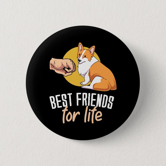 Die besten Freunde des Lebens Button (Vorderseite)