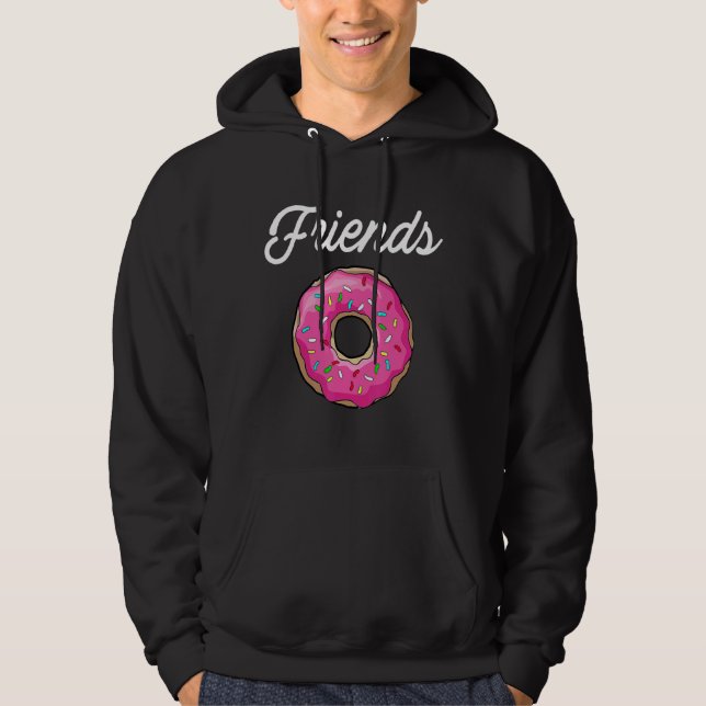Die besten Freunde Donuts Hoodie (Vorderseite)