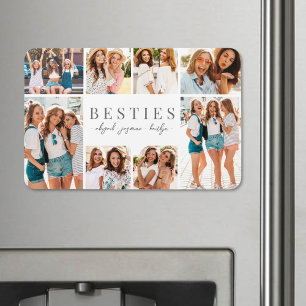 Die besten Freunde Elegante BESTE FREUNDIN Collage Magnet
