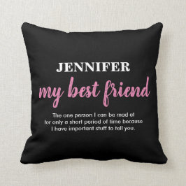 Die besten Freunde | Freundschaft Kissen