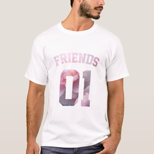 Die besten Freunde für 3 - Freunde 01 T-Shirt (Vorderseite)