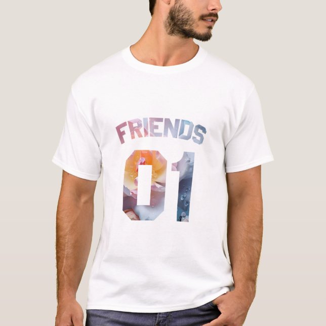 Die besten Freunde für 3 - Freunde 01 T-Shirt (Vorderseite)