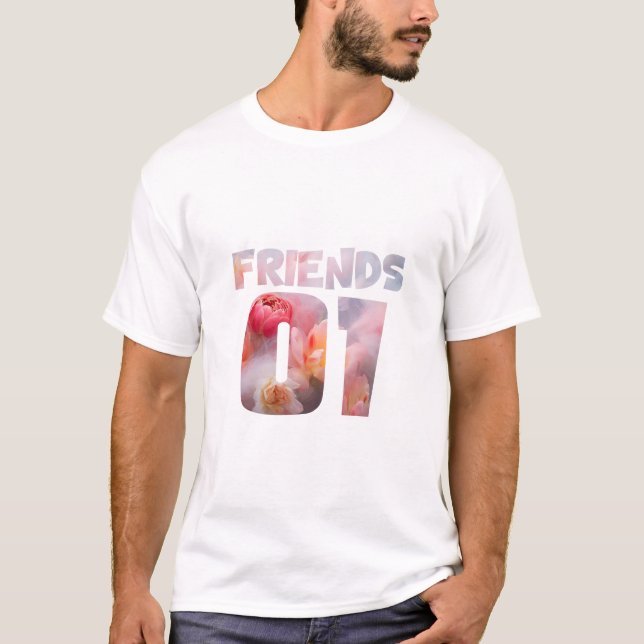Die besten Freunde für 3 - Freunde T-Shirt (Vorderseite)