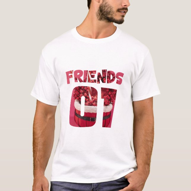 Die besten Freunde für 3 - Freunde T-Shirt (Vorderseite)