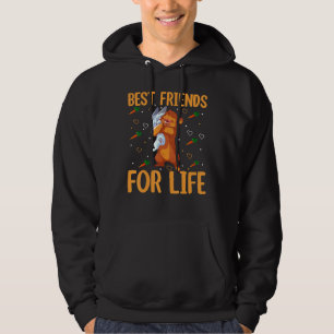 Die besten Freunde für das Leben Biber und Bunny E Hoodie