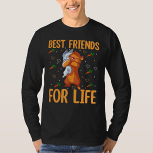 Die besten Freunde für das Leben Biber und Bunny E T-Shirt