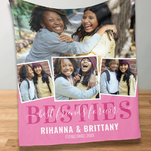 Die besten Freunde für immer 4 Foto Fleecedecke