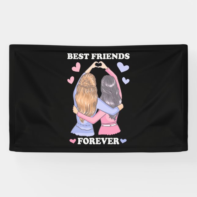 Die besten Freunde für immer Banner (Horizontal)