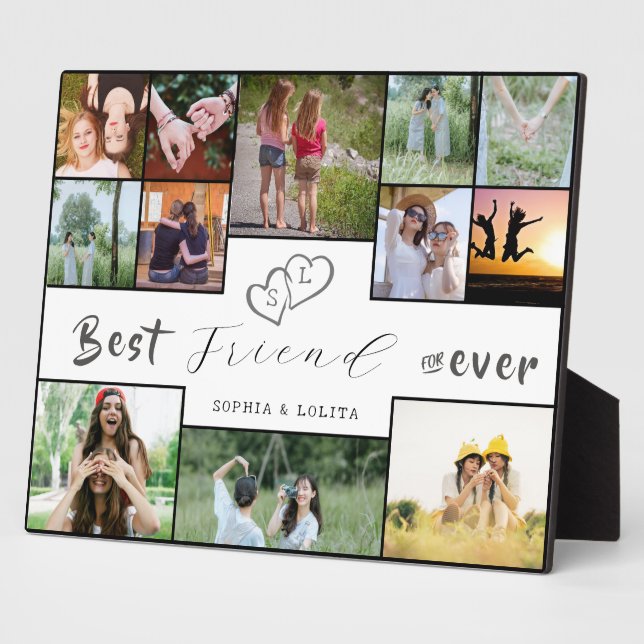 Die besten Freunde für immer | Benutzerdefinierte  Fotoplatte (Seite)