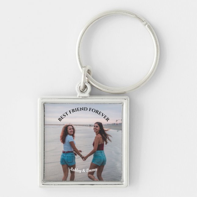 Die besten Freunde für immer Benutzerdefiniertes F Schlüsselanhänger (Vorne)