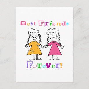 Die besten Freunde für immer BESTE FREUNDIN Gesche Postkarte