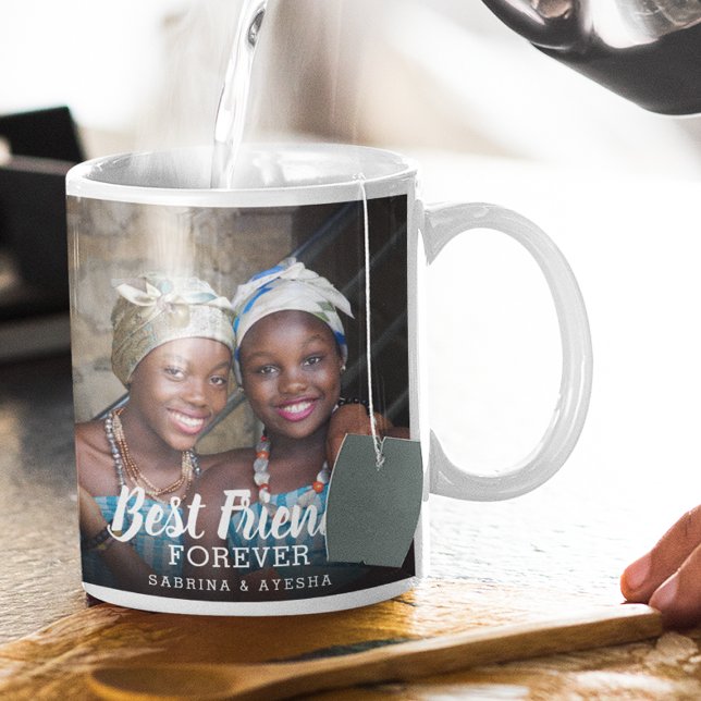 Die besten Freunde für immer | Besties Foto Kaffeetasse (Von Creator hochgeladen)