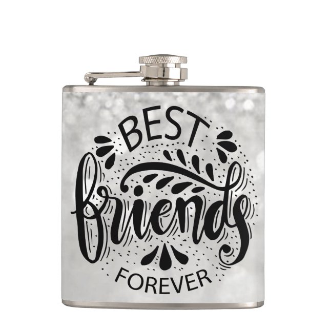 Die besten Freunde für immer Flachmann (Vorderseite)