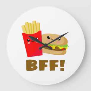 Die besten Freunde für immer Große Wanduhr