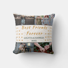 Die besten Freunde für immer individuelles Foto Co Kissen