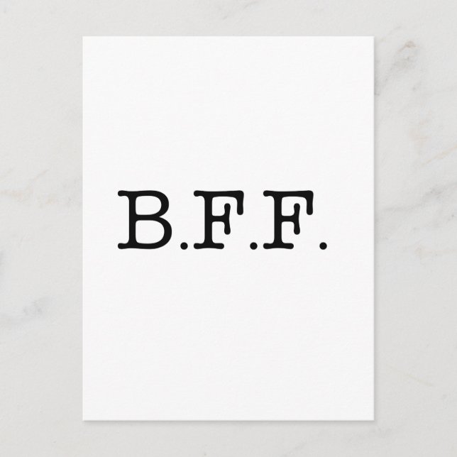 Die besten Freunde für immer Postkarte (Vorderseite)