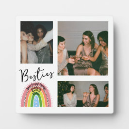 Die besten Freunde für immer: Regenbogenfoto Colla Fotoplatte