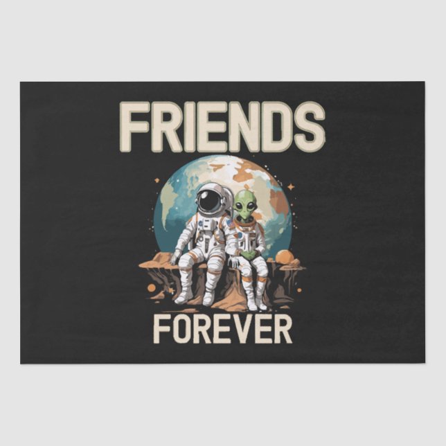 Die besten Freunde für immer Seidenpapier (Vorderseite)