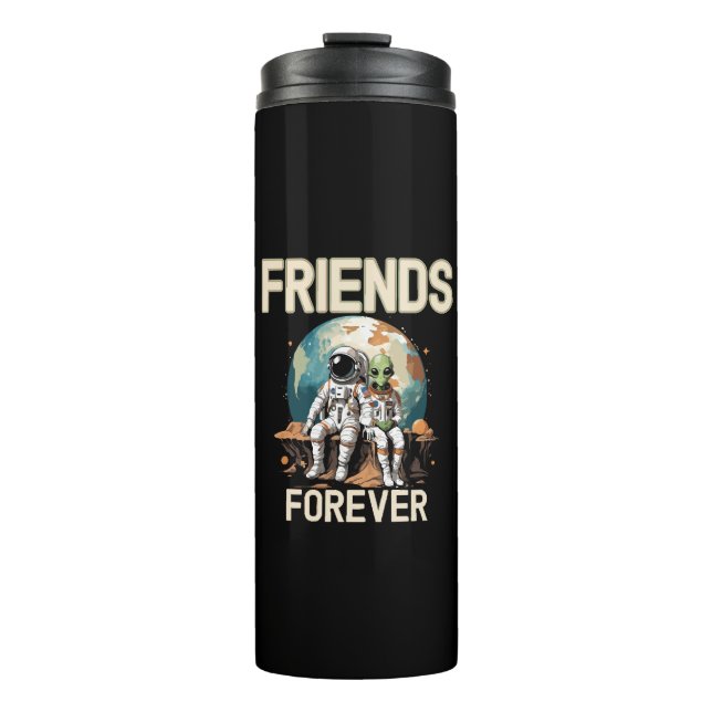 Die besten Freunde für immer Thermosbecher (Vorderseite)