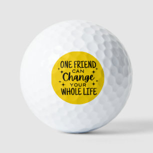 Die besten Freunde Golfball