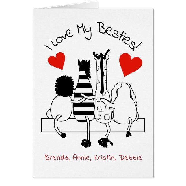 Die besten Freunde Grüße (Vorne)