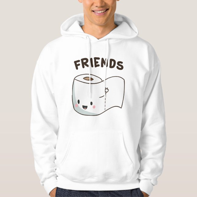 Die besten Freunde Hoodie (Vorderseite)