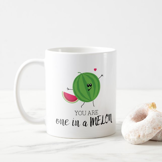 Die besten Freunde in einer Million Melon Niedlich Kaffeetasse (Mit Donut)