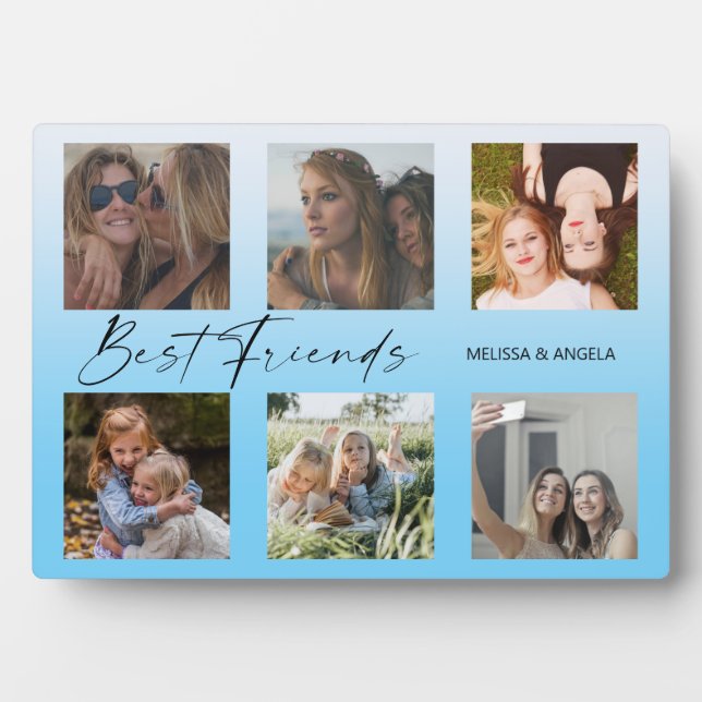 Die besten Freunde - individuell angepasste FotoCo Fotoplatte (Vorderseite)