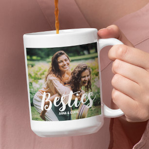 Die besten Freunde - individuell angepasste FotoCo Kaffeetasse