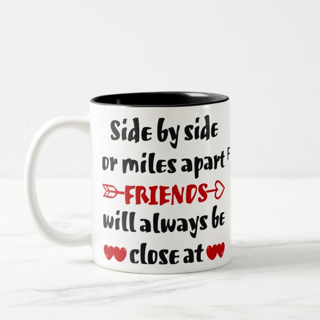 Die besten Freunde Kaffee-Tasse | Tasse der Person (Links)