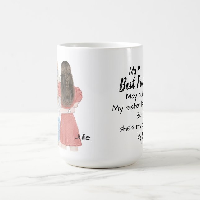 Die besten Freunde Kaffeetasse (Mittel)