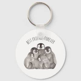Die besten Freunde Kaiserpinguine Schlüsselanhänger