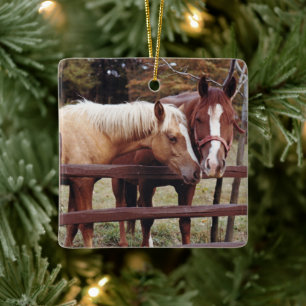 Die besten Freunde Keramikornament