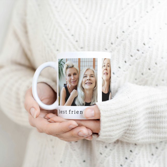 Die besten Freunde Lass dir keine lustige Foto-Tas Kaffeetasse (Simple Funny Quote Photo Best Friend Mug
)