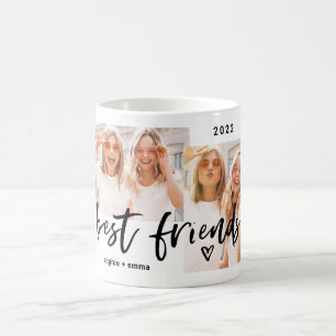 Die besten Freunde   Lässiges Skript und Multi-Fot Kaffeetasse