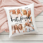 Die besten Freunde | Lässiges Skript und Multi-Fot Kissen<br><div class="desc">Dieses hochmoderne Kissen ist das perfekte Geschenk für Ihren besten Freund! Vier Ihrer liebsten persönlichen Fotos stehen auf der Rückseite zur Verfügung. Hinzu kommt die lässige Schriftzeichen-Typografie, die "beste Freunde" und ein niedliches Herz sagt. Auf der Rückseite befindet sich ein großes Foto. Fügen Sie Ihren Namen und das Jahr für...</div>