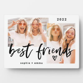 Die besten Freunde | Lässiges Skript und Zwei-Foto Fotoplatte