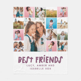 Die besten Freunde lila 15 Foto modern minimalisti Fleecedecke