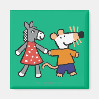 Die besten Freunde Maisy und Dotty Hold Hands Magnet