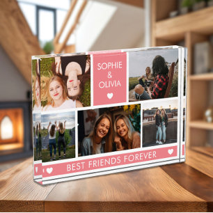 Die besten Freunde Personalisiert Fotoblock