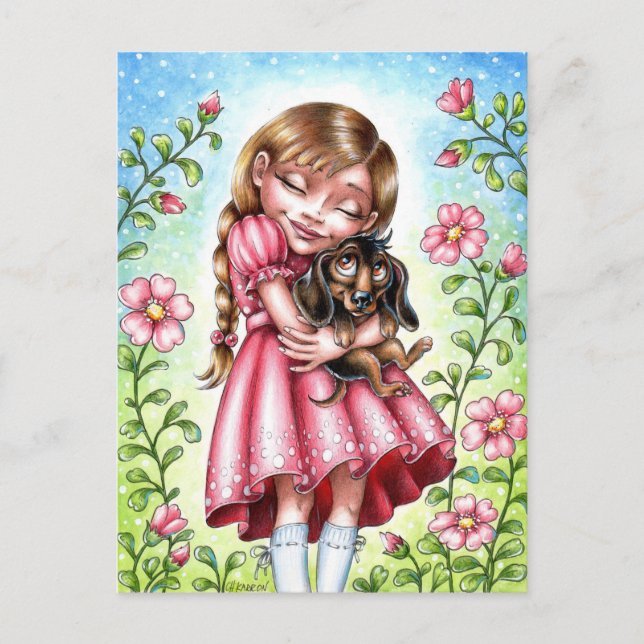 Die besten Freunde Postkarte (Vorderseite)