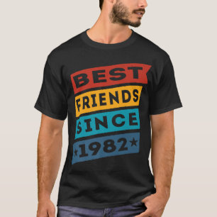 Die besten Freunde seit 1982 BESTE FREUNDIN Bestie T-Shirt