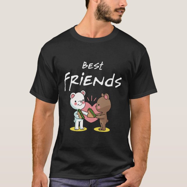 Die besten Freunde T-Shirt (Vorderseite)