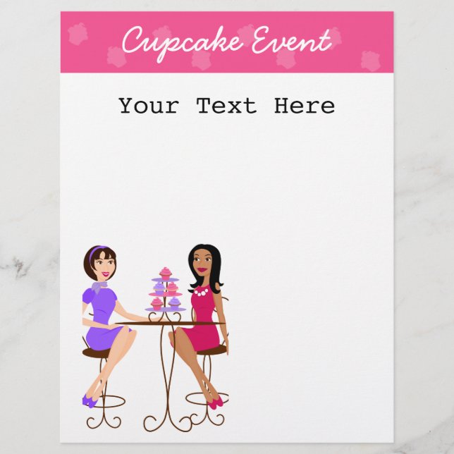 Die besten Freunde und Cupcakes! Flyer (Vorne)
