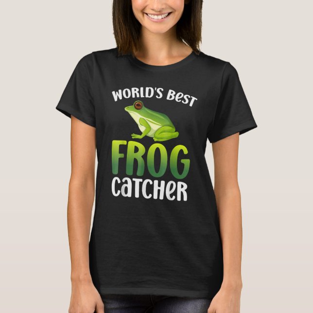 Die besten Froschfänger der Welt Mädchen Kinderfro T-Shirt (Vorderseite)