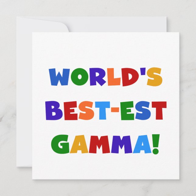 Die besten Gamma-Farben der Welt - Geschenke (Vorderseite)